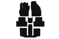 Mazda 5 2005–2009 Gumové autokoberce Carsuit (3 řady, 7místné, černé) fotografie 1