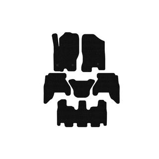 Gumové autokoberce Carsuit V1 (3 řady, černé, 2010-2014) Nissan Pathfinder R51 2005–2014 fotografie 1
