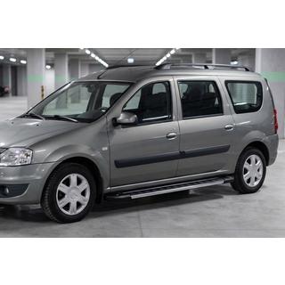 Boční prahy RedLine V1 (2 ks, hliník) Dacia Logan MCV 2004–2014 fotografie 1