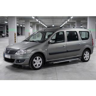 Boční prahy RedLine V1 (2 ks, hliník) Dacia Logan MCV 2004–2014 fotografie 3