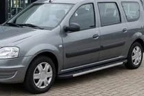Dacia Logan MCV 2004–2014 Boční nášlapy Duru (2 ks, hliník) fotografie 1