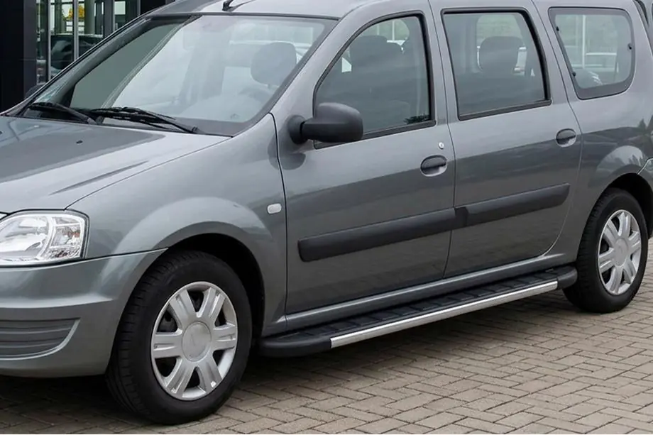Dacia Logan MCV 2004–2014 Boční nášlapy Duru (2 ks, hliník) Image