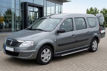 Renault Logan MCV 2005–2013 Boční nášlapy Duru (2 ks, hliník) fotografie 1