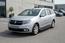 Dacia Logan MCV 2013–2020 Boční prahy Allmond Black (2 ks, hliník) fotografie 1
