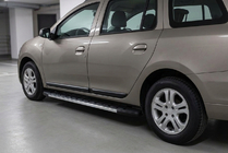 Dacia Logan MCV 2013–2020 Boční nášlapy Duru (2 ks, hliník) fotografie 1