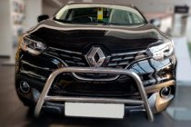 Renault Kadjar 2015–2022 Nerezový přední ochranný rám (bullbar) fotografie 2