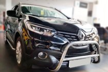 Renault Kadjar 2015–2022 Nerezový přední ochranný rám (bullbar) fotografie 1