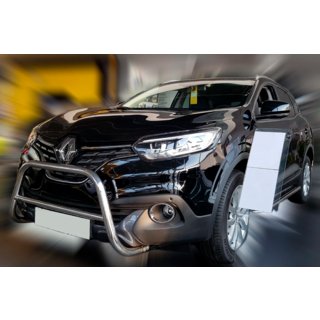 Nerezový přední ochranný rám (bullbar) Renault Kadjar 2015–2022 fotografie 3