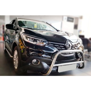 Nerezový přední ochranný rám (bullbar) Renault Kadjar 2015–2022 fotografie 1