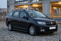 Dacia Logan MCV 2013–2020 Boční prahy Bosphorus Black (2 ks, hliník) fotografie 1