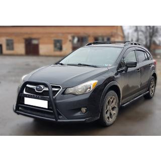 Přední ochranný rám (bullbar) F1-71 Black (nerez) Subaru XV 2011–2017 fotografie 2