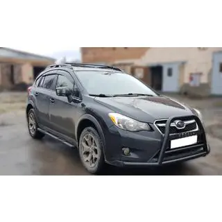 Přední ochranný rám (bullbar) F1-71 Black (nerez) Subaru XV 2011–2017 fotografie 3
