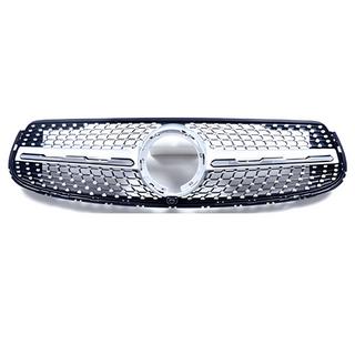 Přední maska chladiče Diamond Silver (pro GLC 43 AMG/GLC 63 AMG/AMG-Line 2019-2022) Mercedes GLC Coupé C253 2016–2023 fotografie 2