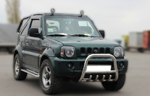 Suzuki Jimny 1998–2018 Přední ochranný rám F2-01 (nerez) fotografie 2