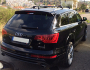 Audi Q7 2005–2015 Střešní nosič (příčníky) na integrované podélníky, uzamykatelný WingCarrier V2 (2 ks) Šedá fotografie 20