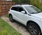 Suzuki Vitara 2015– Střešní nosič (příčníky) na integrované podélníky, uzamykatelný WingCarrier V2 (2 ks) Šedá fotografie 2