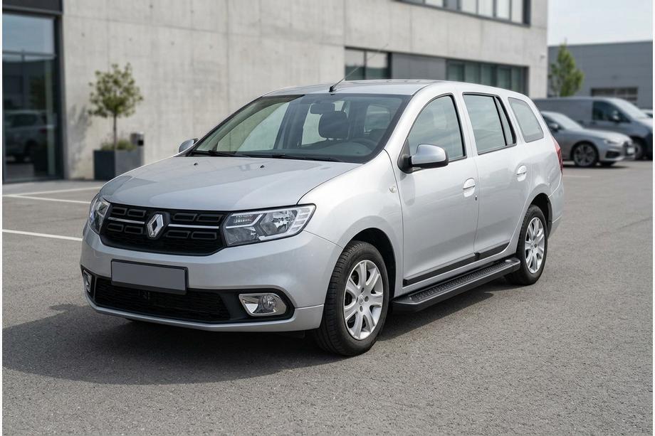 Renault Logan MCV 2013–2022 Boční nášlapy Allmond Black (2 ks, hliník) Image