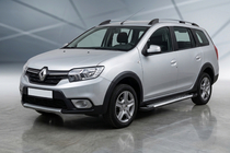 Renault Logan MCV 2013–2022 Boční nášlapy Line (2 ks, hliník) fotografie 1