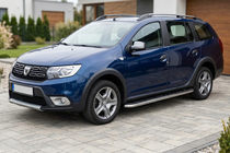 Renault Logan MCV 2013–2022 Boční nášlapy Maydos V1 (2 ks, hliník / nerez) fotografie 1