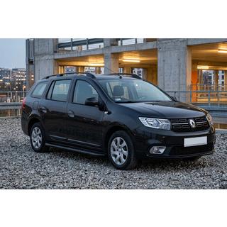 Boční prahy Bosphorus Black (2 ks, hliník) Renault Logan MCV 2013–2022 fotografie 1