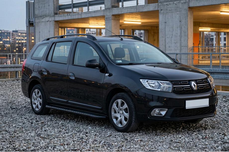 Renault Logan MCV 2013–2022 Boční prahy Bosphorus Black (2 ks, hliník) Image