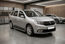 Renault Logan MCV 2013–2022 Boční prahy Tayga Grey (2 ks, hliník) fotografie 1