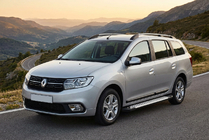 Renault Logan MCV 2013–2022 Boční nášlapy Allmond Grey (2 ks, hliník) fotografie 1