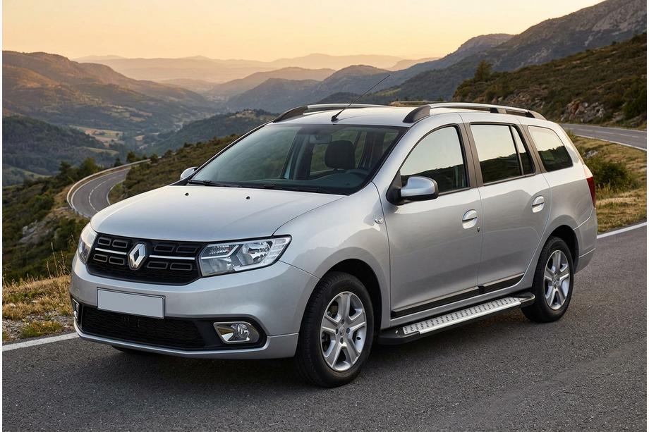 Renault Logan MCV 2013–2022 Boční nášlapy Allmond Grey (2 ks, hliník) Image