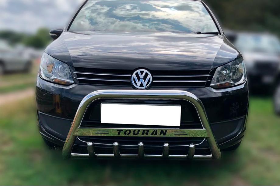 Volkswagen Touran 2010–2015 Nerezový přední ochranný rám (bullbar) Image
