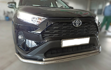Toyota Rav 4 2019–2025 Přední ochranný rám F3-10 (nerez) fotografie 1
