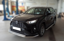 Toyota Rav 4 2019–2025 Přední ochranný rám F3-10 (nerez) fotografie 2
