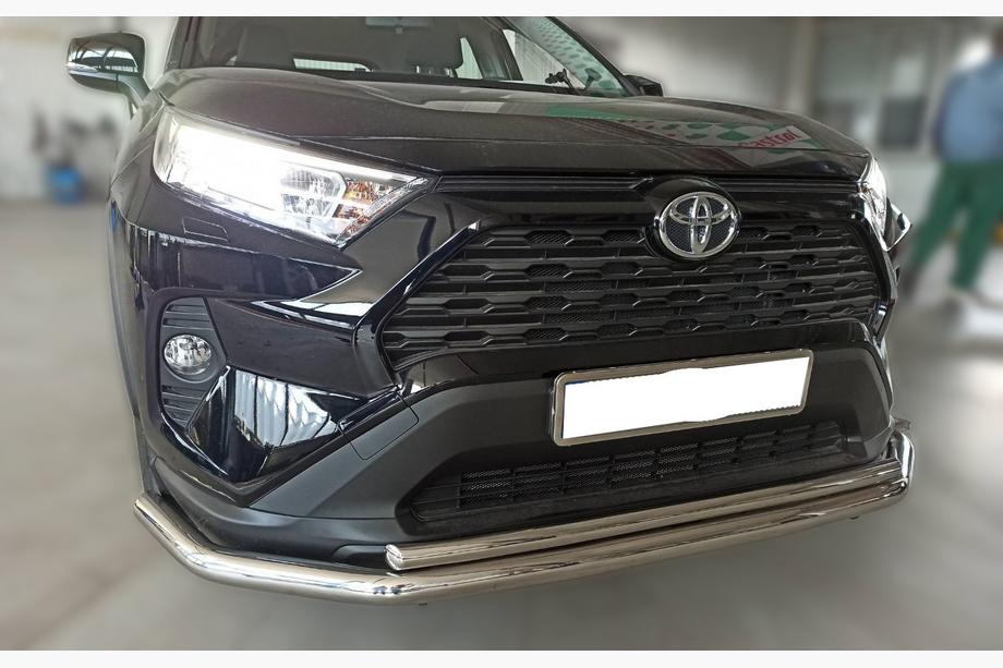Toyota Rav 4 2019–2025 Přední ochranný rám F3-10 (nerez) Image