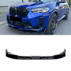 BMW X3 G01 2018– Přední lip spoiler (pro F97 2022-2024, lesklá černá) fotografie 8