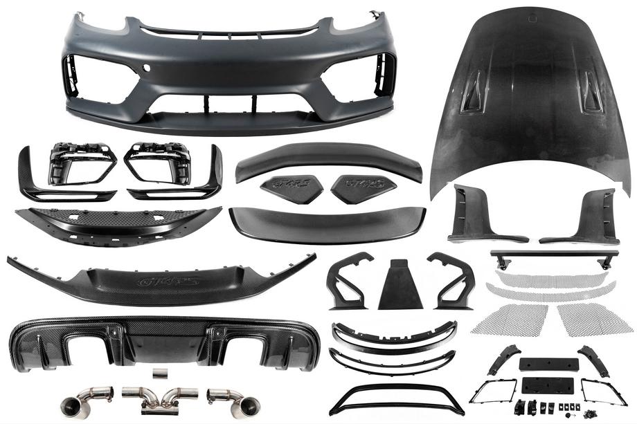 Porsche Boxster/Cayman 982 (718) 2016– Sada bodykitu GT4RS (ABS + karbon) Image