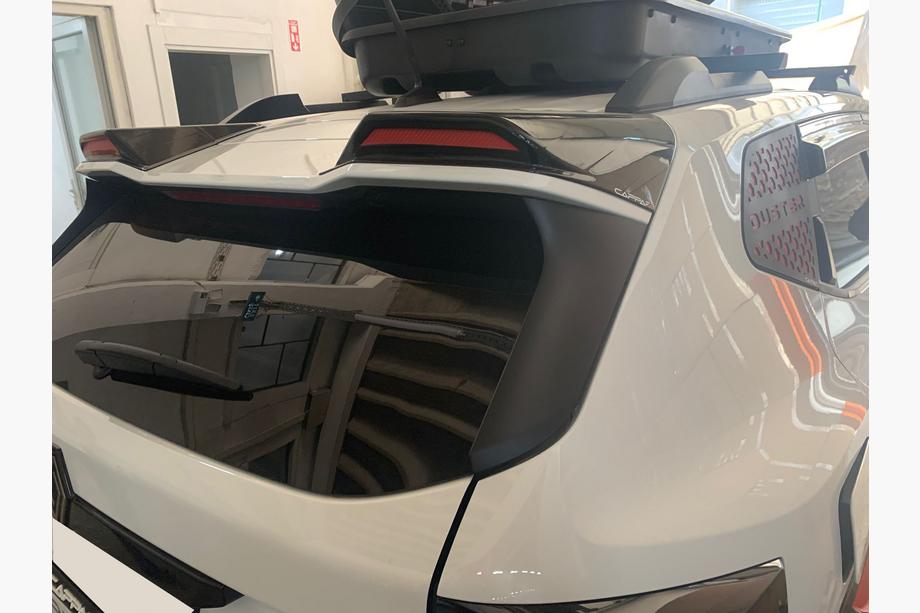 Dacia Duster 2024– Kryty na spoiler EuroCap (2 ks, černý lesk) Image