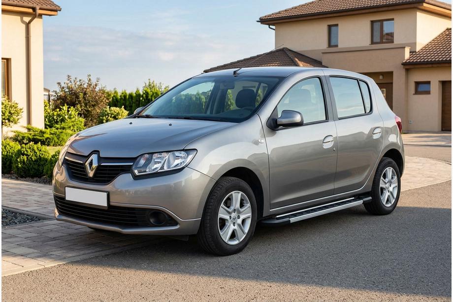 Dacia Sandero 2013–2020 Boční prahy RedLine V1 (2 ks, hliník) Image