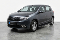 Renault Sandero 2013–2022 Boční prahy Allmond Black (2 ks, hliník) fotografie 1