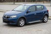 Renault Sandero 2013–2022 Boční nášlapy Rainbow (2 ks, hliník) fotografie 1