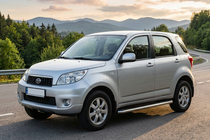 Daihatsu Terios 2006–2017 Boční prahy Maydos V1 (2 ks, hliník ↗ nerez) fotografie 1