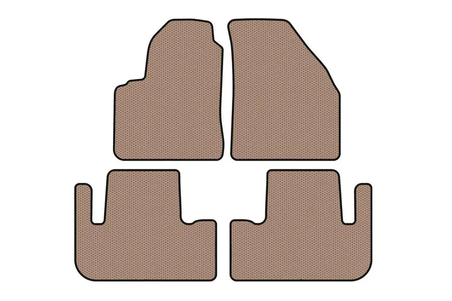 Chevrolet Tacuma/Rezzo 2000–2008 Gumové autokoberce Carsuit (béžové) Image