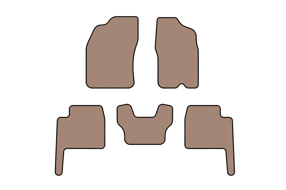 Dodge Durango 2004–2009 Gumové autokoberce Carsuit (béžové) Image