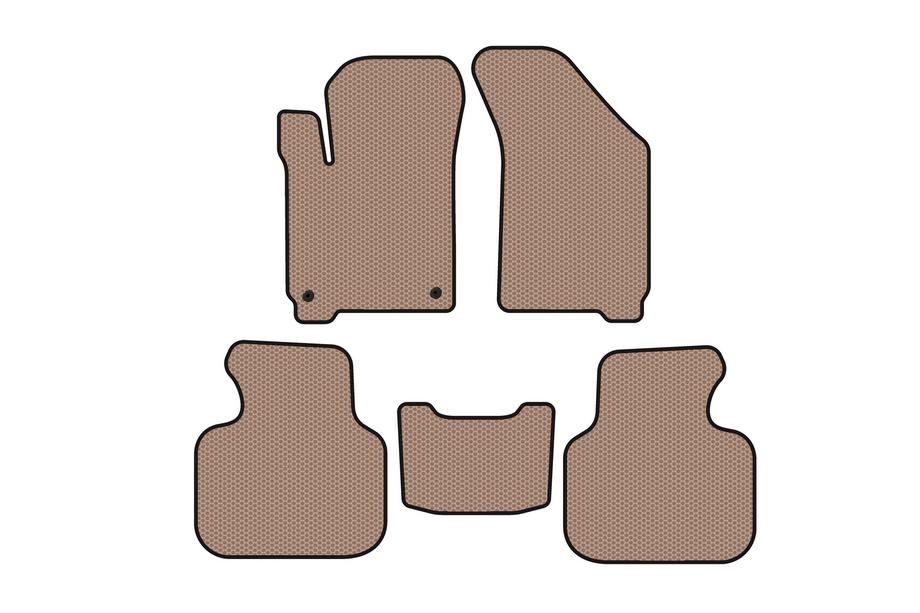 Dodge Journey 2008–2020 Gumové autokoberce Carsuit (2008-2011, béžové) Image