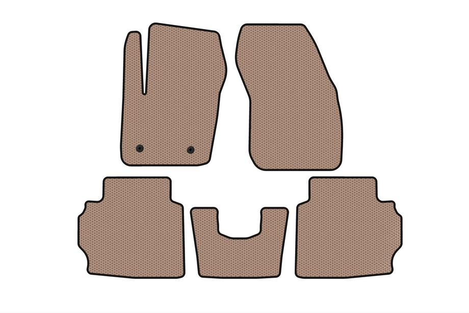 Ford Mondeo 2014–2022 Gumové autokoberce Carsuit (LB, béžové) Image