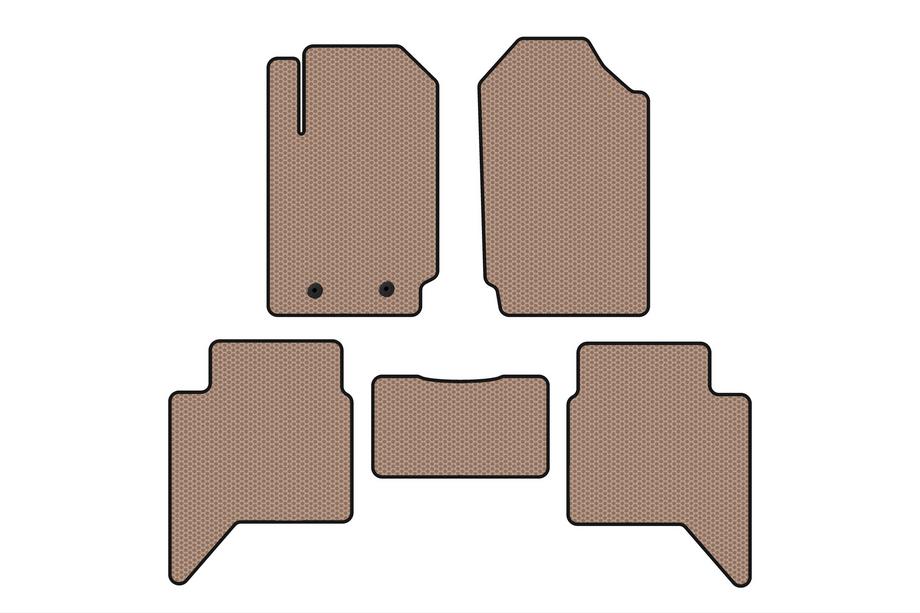 Ford Ranger 2011–2022 Gumové autokoberce Carsuit (béžové) Image