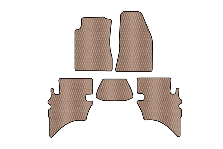 Ford Ranger 2002–2006 Gumové autokoberce Carsuit (béžové) Image