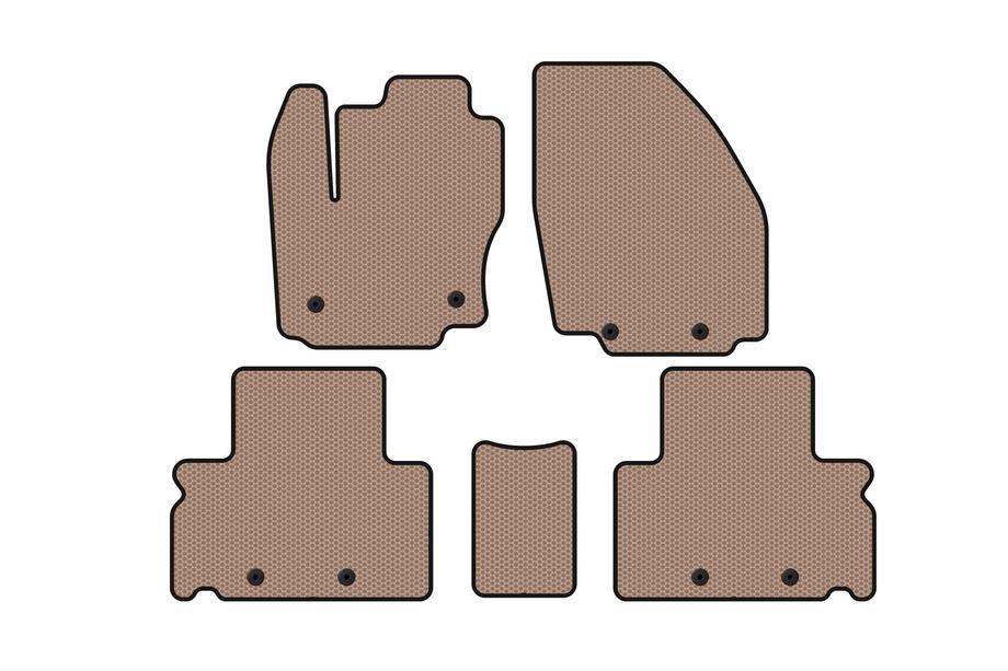 Ford S-Max 2007–2014 Gumové autokoberce Carsuit (béžové) Image