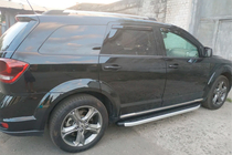 Dodge Journey 2008–2020 Boční nášlapy Fullmond (2 ks, hliník) fotografie 6