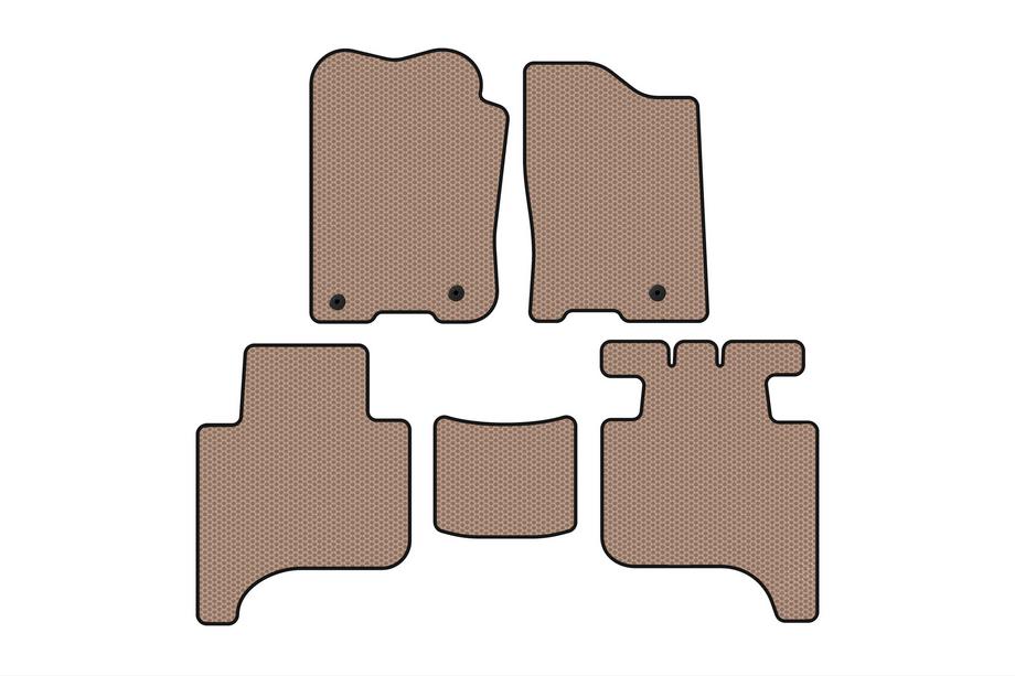 Infiniti QX56 2004–2010 Gumové autokoberce Carsuit (2 řady, 2004-2008, béžové) Image