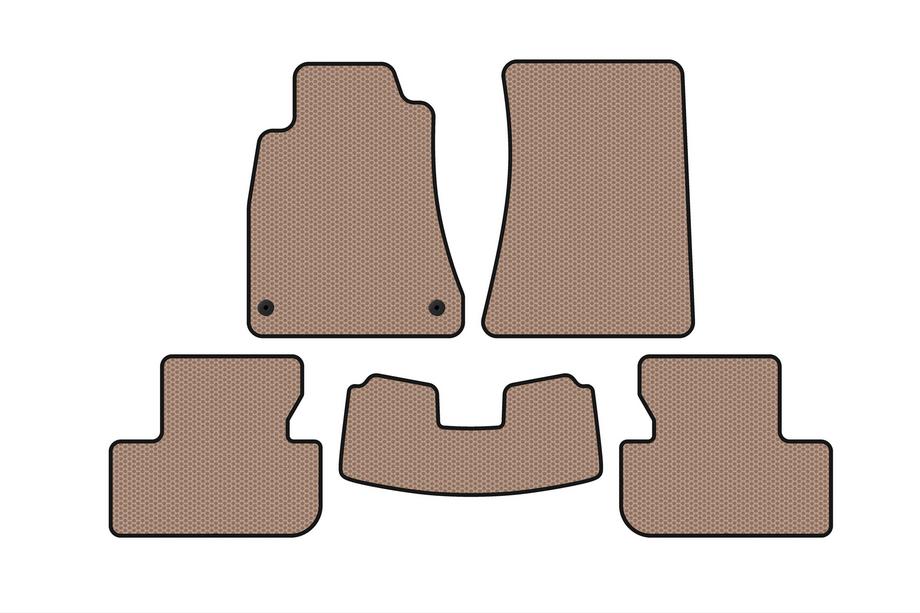Lexus IS 2005–2013 Gumové autokoberce Carsuit (SD, bez 4x4, béžové) Image