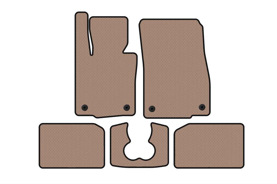 Mini Cooper F55/56/57 2014–2023 Gumové koberečky Carsuit (pro S F55, 5dveřový, béžové) Image
